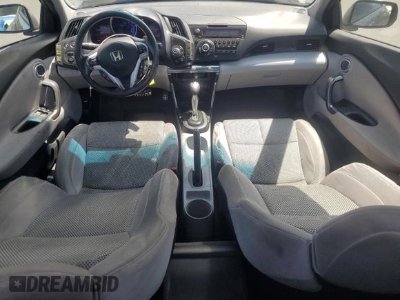 2012 Honda CR-Z EX with VIN JHMZF1D67CS001471, listed as a Copart auction lot 61248355 with 196,018 mi miles and Salvage title. Bid and sale history available at DreamBid. Image 8.