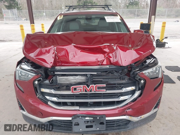 2019 GMC Terrain SLT with VIN 3GKALVEX3KL292140, listed as a IAAI auction lot 41910533 with 24,863 mi miles. Bid and sale history available at carsss.com. Image 6.