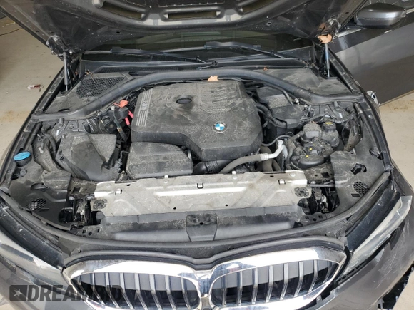 2020 BMW 3 Series 330i xDrive with VIN 3MW5R7J04L8B19132, listed as a Copart auction lot 53942815 with 0 mi miles and Clean Title. Bid and sale history available at carsss.com. Image 11.