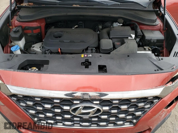 2019 Hyundai Santa Fe SEL with VIN 5NMS33ADXKH021346, listed as a Copart auction lot 79266394 with 77,172 mi miles and Salvage Title. Bid and sale history available at carsss.com. Image 12.