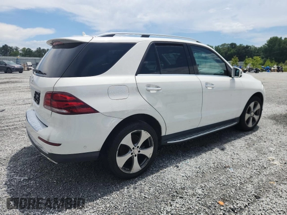 2016 Mercedes-Benz GLE 350 with VIN 4JGDA5JB7GA694438, listed as a Copart auction lot 61770865 with 67,797 mi miles and Clean title. Bid and sale history available at DreamBid. Image 3.