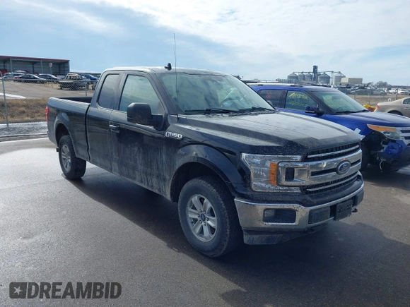 2020 Ford F-150 XL with VIN 1FTEX1EP8LFA99942, listed as a IAAI auction lot 41665385 with 96,398 mi miles. Bid and sale history available at carsss.com. Image 1.