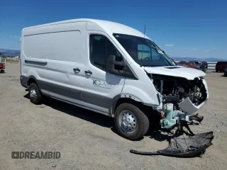 2024 Ford Transit Cargo with VIN 1FTBR2C81RKA19704, listed as a Copart auction lot 65252654 with Not Provided miles and Salvage Title. Bid and sale history available at DreamBid. Image 4.