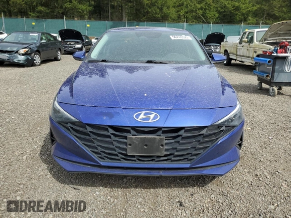 2023 Hyundai Elantra SEL with VIN KMHLM4AG7PU437139, listed as a Copart auction lot 56248595 with 104,598 mi miles and Salvage title. Bid and sale history available at DreamBid. Image 5.