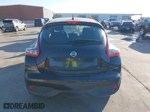 2015 Nissan Juke S with VIN JN8AF5MV1FT554780, listed as a IAAI auction lot 41853667 with 101,730 mi miles and . Bid and sale history available at carsss.com. Image 17.