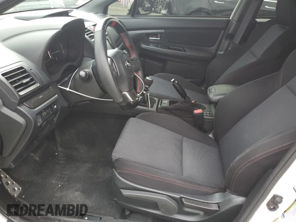 2015 Subaru WRX Premium with VIN JF1VA1F61F9820747, listed as a Copart auction lot 59402955 with 64,830 mi miles and Salvage title. Bid and sale history available at DreamBid. Image 7.
