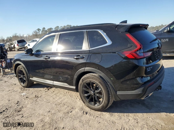 2023 Honda CR-V Hybrid Sport with VIN 2HKRS5H57PH715059, listed as a Copart auction lot 42720375 with 10,504 mi miles and Non Repairable. Bid and sale history available at carsss.com. Image 2.