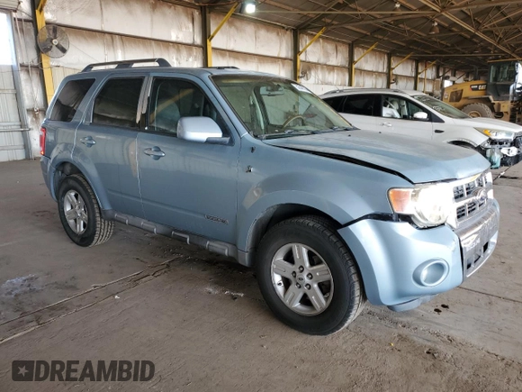 2008 Ford Escape Hybrid with VIN 1FMCU49H98KA28845, listed as a Copart auction lot 52648135 with 210,756 mi miles and Salvage title. Bid and sale history available at DreamBid. Image 4.