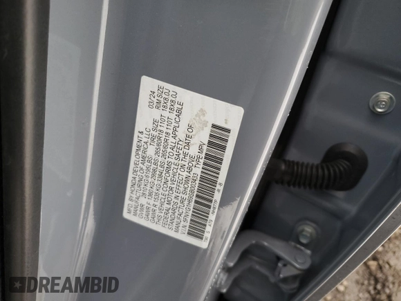 2025 Honda Pilot TrailSport with VIN 5FNYG1H69SB003433, listed as a Copart auction lot 44587005 with 16,854 mi miles and Salvage Title. Bid and sale history available at carsss.com. Image 13.
