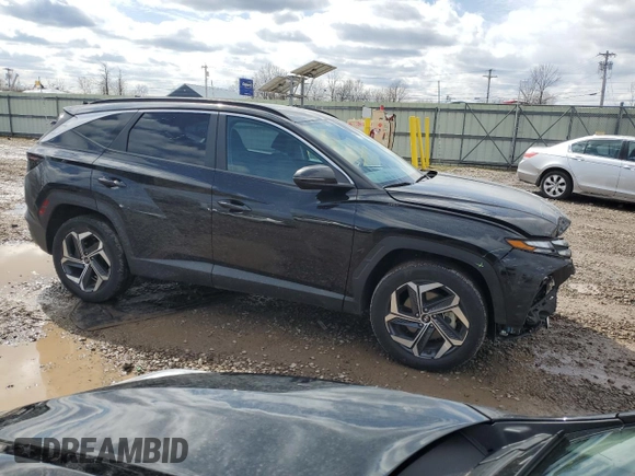 2022 Hyundai Tucson SEL with VIN 5NMJFCAE4NH139523, listed as a Copart auction lot 52510245 with 20,006 mi miles and Salvage Title. Bid and sale history available at carsss.com. Image 4.