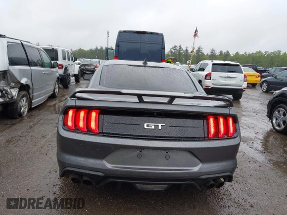 2022 Ford Mustang GT with VIN 1FA6P8CF1N5108602, listed as a IAAI auction lot 39889660 with 21,711 mi miles and . Bid and sale history available at DreamBid. Image 17.