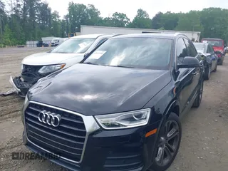 2016 Audi Q3 Premium Plus with VIN WA1BFCFSXGR022587, listed as a IAAI auction lot 42133288 with 141,609 mi miles. Bid and sale history available at carsss.com. Image 17.