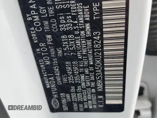2019 Hyundai Kona Ultimate with VIN KM8K53A50KU218243, listed as a Copart auction lot 50928885 with 80,666 mi miles and Salvage Title. Bid and sale history available at DreamBid. Image 14.