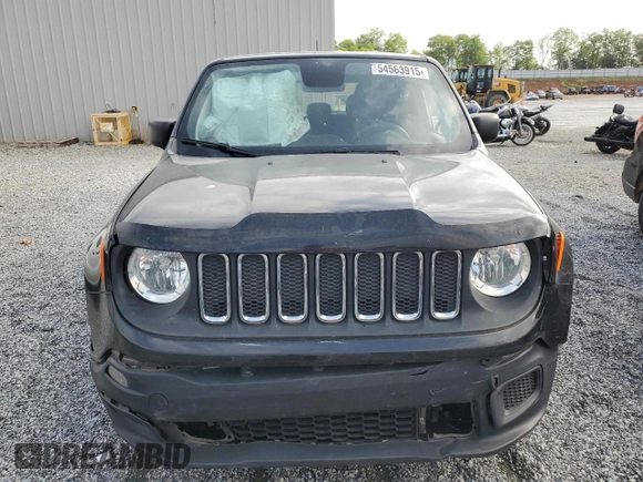 2018 Jeep Renegade Sport с VIN ZACCJBAB9JPH29597, выставлен на аукционе Copart как лот 54563915 с пробегом 88 042 миль миль и Списание • Salvage title. История ставок и продаж доступна на DreamBid. Изображение 5.