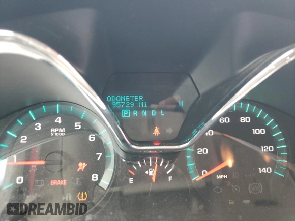 2016 Chevrolet Traverse LT with VIN 1GNKRGKD8GJ256423, listed as a Copart auction lot 57565325 with 95,729 mi miles and Salvage title. Bid and sale history available at DreamBid. Image 9.