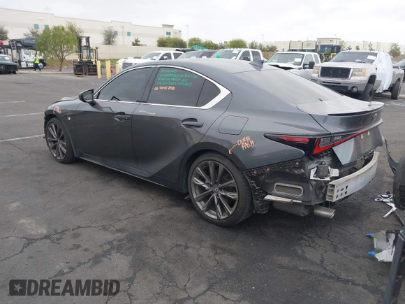 2023 Lexus IS 350 F Sport с VIN JTHGZ1B29P5064090, выставлен на аукционе IAAI как лот 42207945 с пробегом 43 875 миль миль и . История ставок и продаж доступна на DreamBid. Изображение 3.