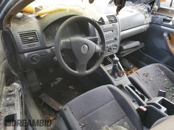 2005 Volkswagen Jetta 2.5 with VIN 3VWPG71K55M613316, listed as a Copart auction lot 78174924 with Not provided miles and Salvage title. Bid and sale history available at DreamBid. Image 8.