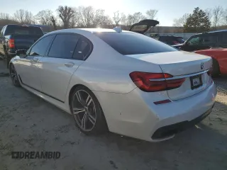 2017 BMW 7 Series 750i with VIN WBA7F0C51HGM21052, listed as a Copart auction lot 46299535 with 85,765 mi miles and Clean Title. Bid and sale history available at carsss.com. Image 2.