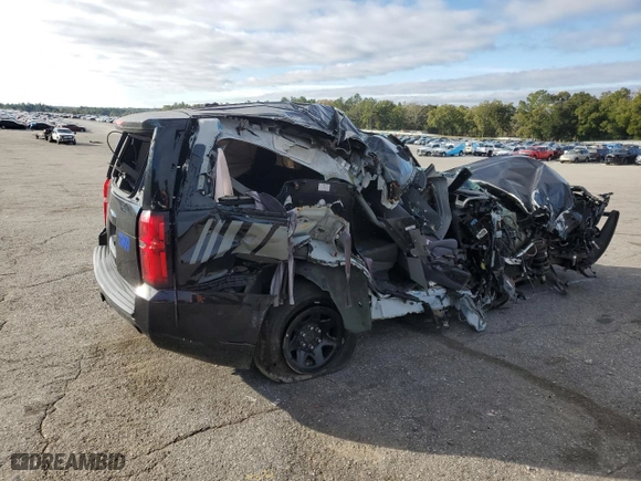 2020 Chevrolet Tahoe Commercial with VIN 1GNLCDECXLR233969, listed as a Copart auction lot 41614085 with 0 mi miles and Salvage Title. Bid and sale history available at carsss.com. Image 3.