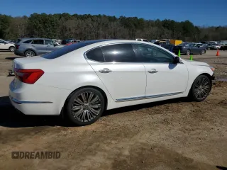 2014 Kia Cadenza Premium with VIN KNALN4D79E5165257, listed as a Copart auction lot 46689065 with 131,194 mi miles and Salvage Title. Bid and sale history available at DreamBid. Image 3.