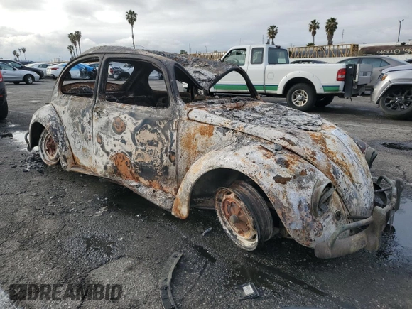 1967 Volkswagen Beetle with VIN 117229214, listed as a Copart auction lot 44974805 with Not provided miles and Non repairable. Bid and sale history available at DreamBid. Image 4.
