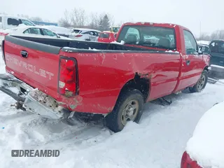 2004 Chevrolet Silverado 1500 Work Truck with VIN 1GCEC14X14Z352435, listed as a IAAI auction lot 41606503 with 163,470 mi miles. Bid and sale history available at carsss.com. Image 4.
