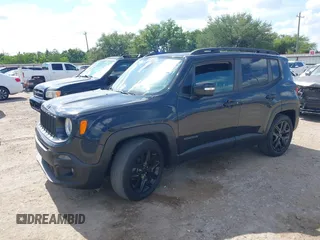 2017 Jeep Renegade Latitude with VIN ZACCJABB3HPG45259, listed as a IAAI auction lot 42255804 with 104,260 mi miles and . Bid and sale history available at DreamBid. Image 2.