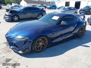 2020 Toyota GR Supra 3.0 with VIN WZ1DB4C03LW025296, listed as a IAAI auction lot 41695729 with 25,865 mi miles. Bid and sale history available at carsss.com. Image 17.