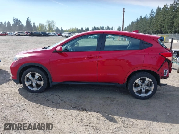 2017 Honda HR-V LX with VIN 3CZRU6H34HG700604, listed as a IAAI auction lot 42019802 with 95,530 mi miles. Bid and sale history available at carsss.com. Image 15.