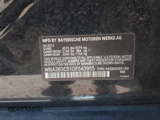 2013 BMW 3 Series 328i xDrive с VIN WBA3B3C51DF543955, выставлен на аукционе IAAI как лот 42510430 с пробегом 87 280 миль миль и . История ставок и продаж доступна на DreamBid. Изображение 9.