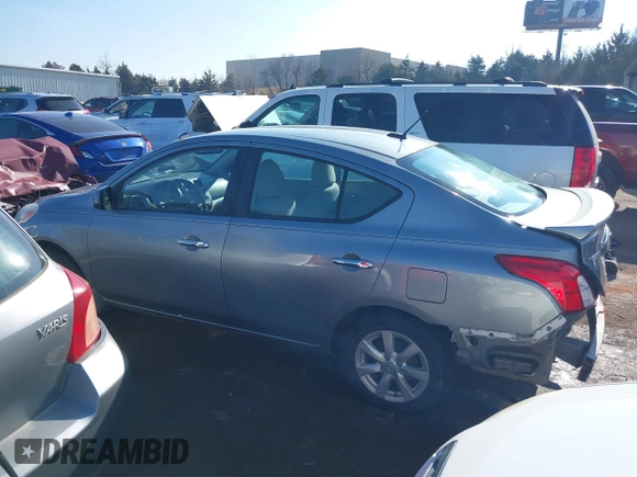 2012 Nissan Versa SV with VIN 3N1CN7AP9CL931142, listed as a IAAI auction lot 41230095 with 88,992 mi miles. Bid and sale history available at carsss.com. Image 14.