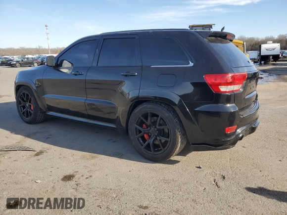 2012 Jeep Grand Cherokee SRT8 with VIN 1C4RJFDJ3CC152044, listed as a Copart auction lot 46886435 with 169,619 mi miles and Clean Title. Bid and sale history available at carsss.com. Image 2.