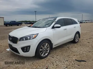 2016 Kia Sorento SXL with VIN 5XYPK4A5XGG042190, listed as a Copart auction lot 55756695 with 137,184 mi miles and Salvage title. Bid and sale history available at DreamBid. Image 1.
