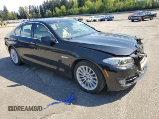 2011 BMW 5 Series 535i with VIN WBAFR7C56BC604800, listed as a Copart auction lot 53916605 with 85,442 mi miles and Salvage Title. Bid and sale history available at carsss.com. Image 4.
