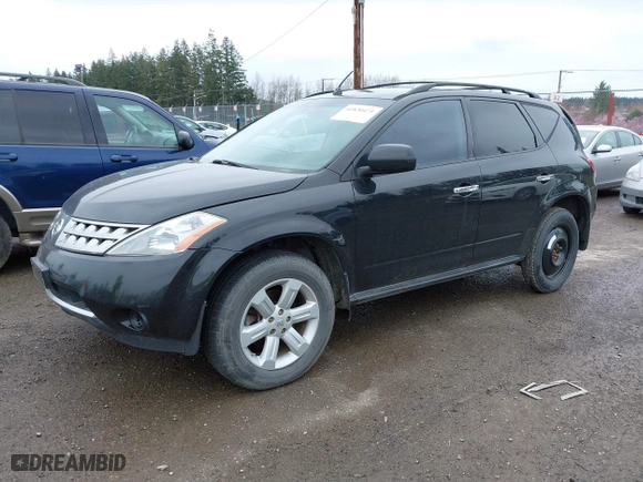 2007 Nissan Murano SL with VIN JN8AZ08T57W506072, listed as a IAAI auction lot 41820473 with 199,133 mi miles. Bid and sale history available at carsss.com. Image 2.