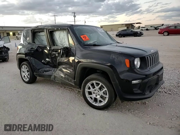 2023 Jeep Renegade Latitude with VIN ZACNJDB12PPP40537, listed as a Copart auction lot 78313544 with Not Provided miles and Salvage Title. Bid and sale history available at carsss.com. Image 10.