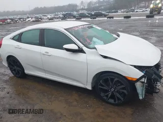 2020 Honda Civic Sedan Sport with VIN 19XFC2F83LE215734, listed as a IAAI auction lot 41553147 with 31,337 mi miles. Bid and sale history available at carsss.com. Image 13.