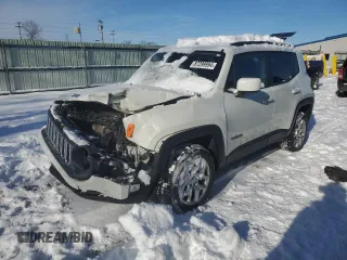 2017 Jeep Renegade Latitude z VIN ZACCJBBB2HPE61324, wystawiony jako Copart lot #87299994 z przebiegiem 128 014 mil mil oraz Nie do naprawy. Historia ofert i sprzedaży dostępna na DreamBid. Obrazek 1.