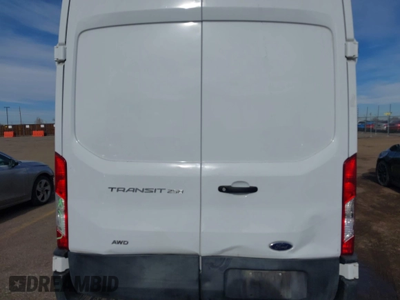 2023 Ford Transit Cargo with VIN 1FTBR3U80PKA41338, listed as a IAAI auction lot 41479619 with 62,136 mi miles and . Bid and sale history available at DreamBid. Image 6.