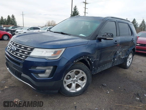 2016 Ford Explorer XLT with VIN 1FM5K8DH7GGB10927, listed as a IAAI auction lot 41695575 with 140,980 mi miles. Bid and sale history available at carsss.com. Image 17.