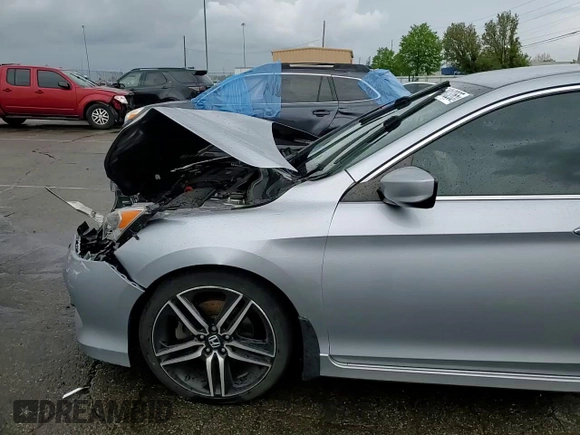 2017 Honda Accord Sedan Sport with VIN 1HGCR2F54HA032927, listed as a Copart auction lot 54813265 with 90,296 mi miles and Salvage Title. Bid and sale history available at carsss.com. Image 13.