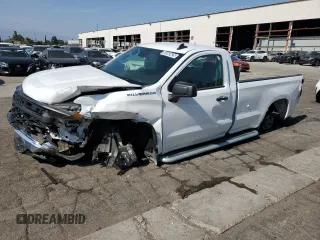 2024 Chevrolet Silverado 1500 Work Truck with VIN 3GCNAAED9RG365547, listed as a Copart auction lot 54069625 with 0 mi miles and Salvage Title. Bid and sale history available at carsss.com. Image 1.