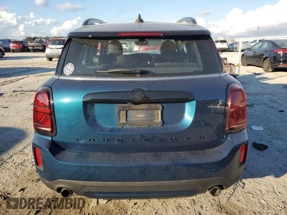 2022 MINI Countryman Cooper S with VIN WMZ53BR04N3N38492, listed as a Copart auction lot 85872264 with 33,186 mi miles and Salvage title. Bid and sale history available at DreamBid. Image 6.