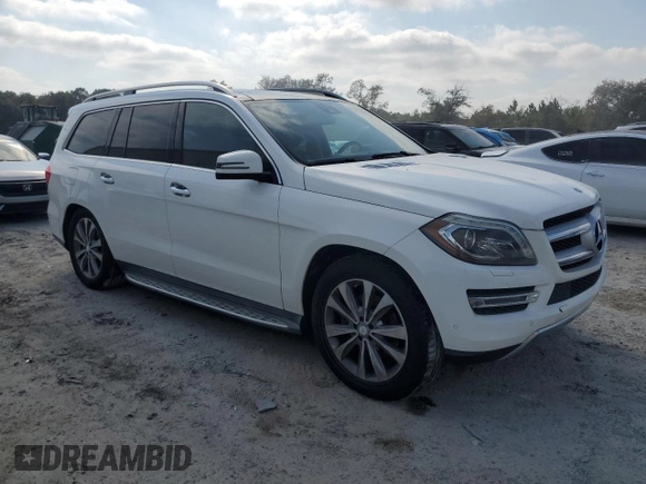 2016 Mercedes-Benz GL with VIN 4JGDF6EE3GA619733, listed as a Copart auction lot 77090874 with 0 mi miles and Salvage Title. Bid and sale history available at carsss.com. Image 4.