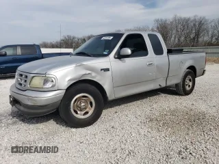 2002 Ford F-150 XL with VIN 1FTRX17282NA63790, listed as a Copart auction lot 42057394 with 158,054 mi miles and Salvage Title. Bid and sale history available at carsss.com. Image 1.