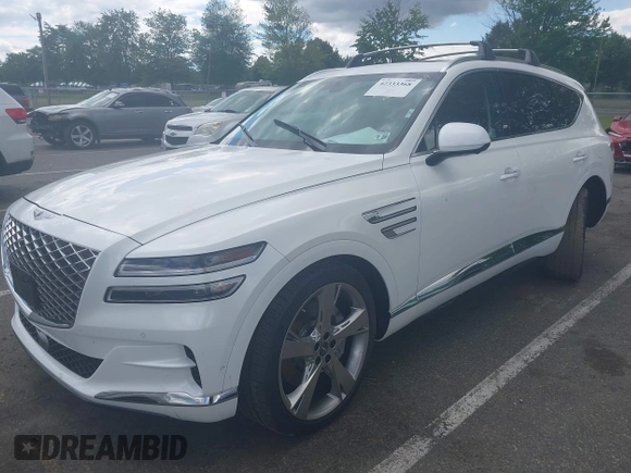2024 Genesis GV80 with VIN KMUHCESC0RU173549, listed as a IAAI auction lot 42333368 with 7,526 mi miles and . Bid and sale history available at DreamBid. Image 17.