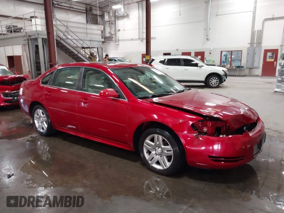 2013 Chevrolet Impala LT with VIN 2G1WG5E30D1258088, listed as a IAAI auction lot 42088699 with 145,416 mi miles and . Bid and sale history available at DreamBid. Image 1.