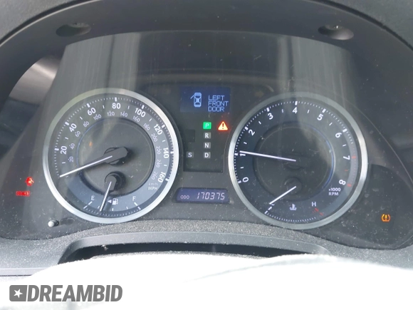 2011 Lexus IS 250 with VIN JTHBF5C24B5138467, listed as a IAAI auction lot 42375648 with 170,375 mi miles and . Bid and sale history available at DreamBid. Image 7.