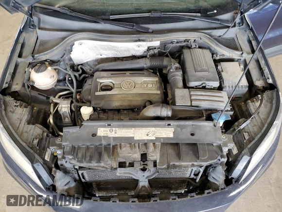 2013 Volkswagen Tiguan SE with VIN WVGBV7AX4DW518545, listed as a Copart auction lot 64585175 with 104,030 mi miles and Salvage title. Bid and sale history available at DreamBid. Image 12.