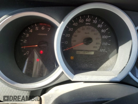 2008 Toyota Tacoma PreRunner with VIN 5TETU62N18Z500077, listed as a Copart auction lot 80843554 with 154,902 mi miles and Salvage Title. Bid and sale history available at carsss.com. Image 9.